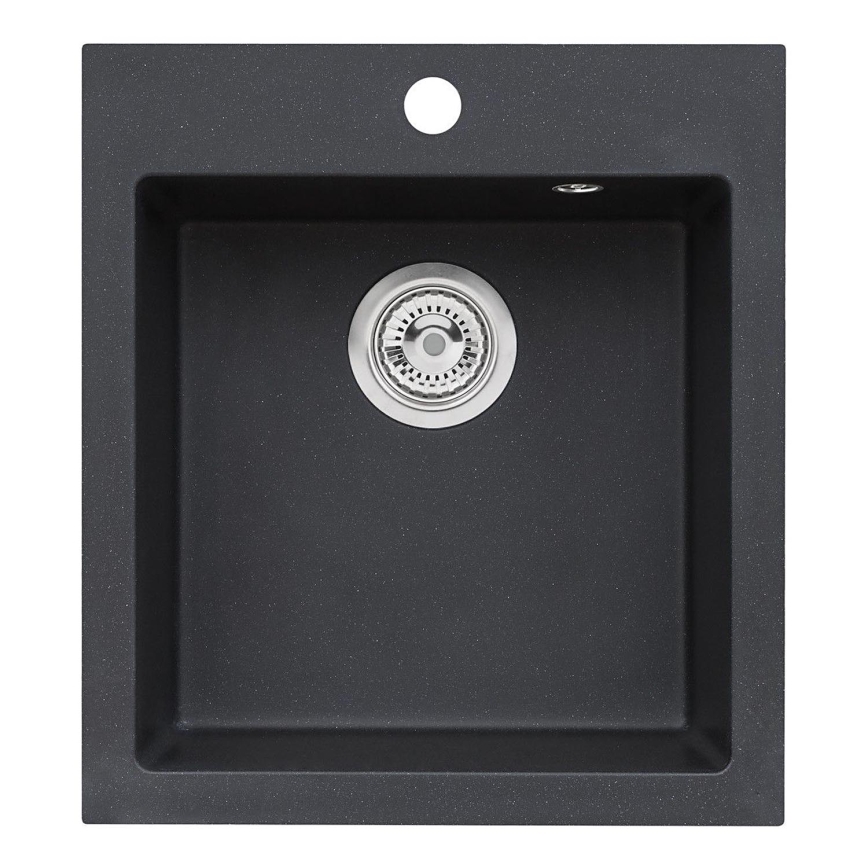 ALVEUS 1133432 - Virtuvės kriauklė CORTINA 50x45 cm granito/juoda