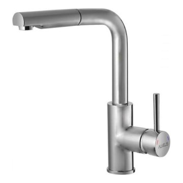 ALVEUS 1135366 - Virtuvinis maišytuvas su ištraukiama dušo galvute SARA 29,7 cm satino spalvos