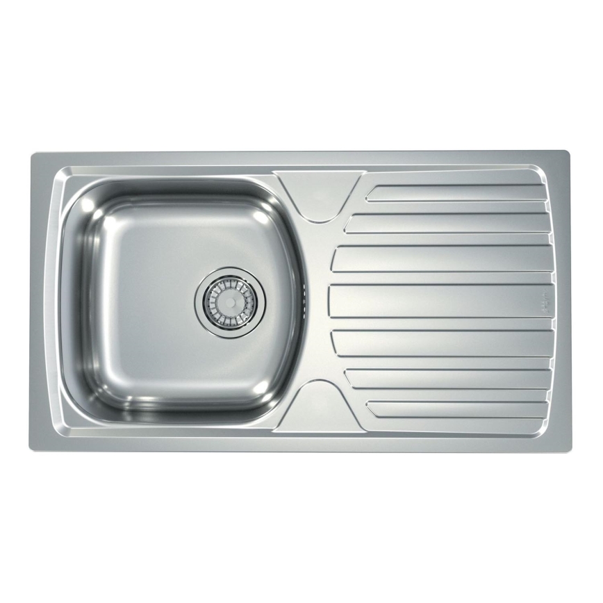 ALVEUS 1136539 - Virtuvės kriauklė BASIC 78x43,5 cm matinė plienas/satin, didelis išėjimas
