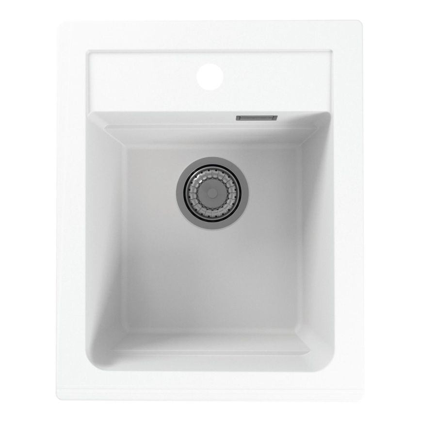 ALVEUS 1139079 - Virtuvės kriauklė ATROX 50x40 cm granito/balta