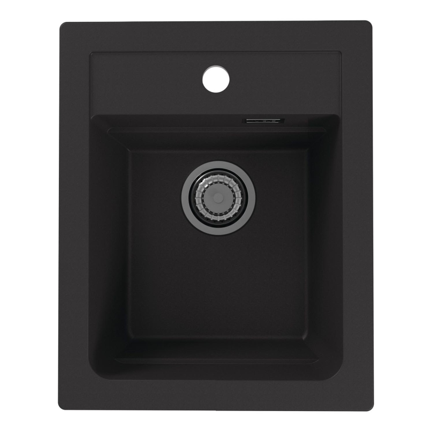 ALVEUS 1139771 - Virtuvės kriauklė ATROX 50x40 cm granito/juoda