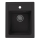 ALVEUS 1139771 - Virtuvės kriauklė ATROX 50x40 cm granito/juoda