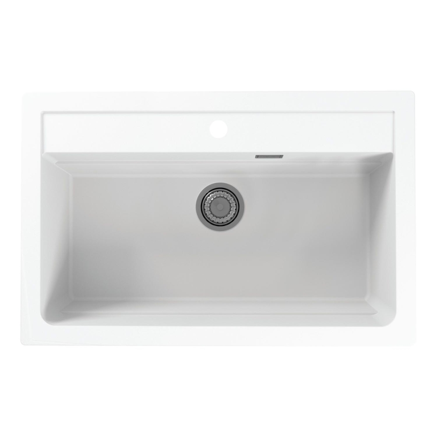 ALVEUS 1140443 - Virtuvės kriauklė ATROX 79x50 cm granito/balta