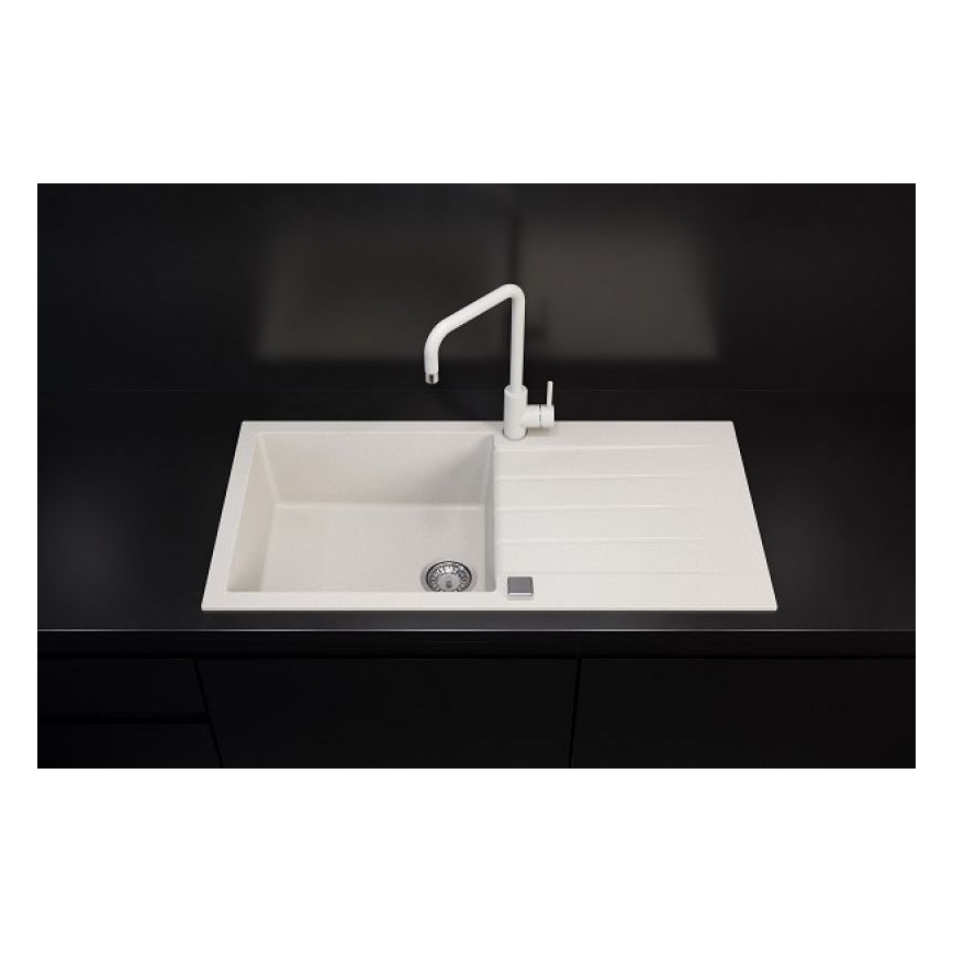 ALVEUS 1140594 - Virtuvės kriauklė CADIT 100x50 cm granito/balta