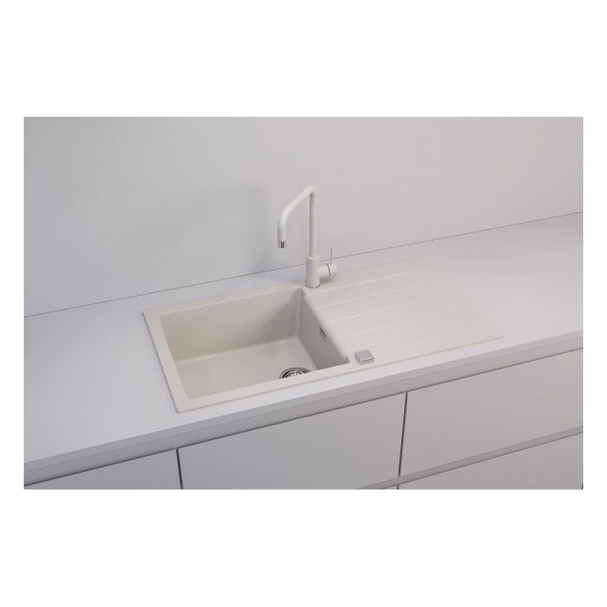 ALVEUS 1140594 - Virtuvės kriauklė CADIT 100x50 cm granito/balta