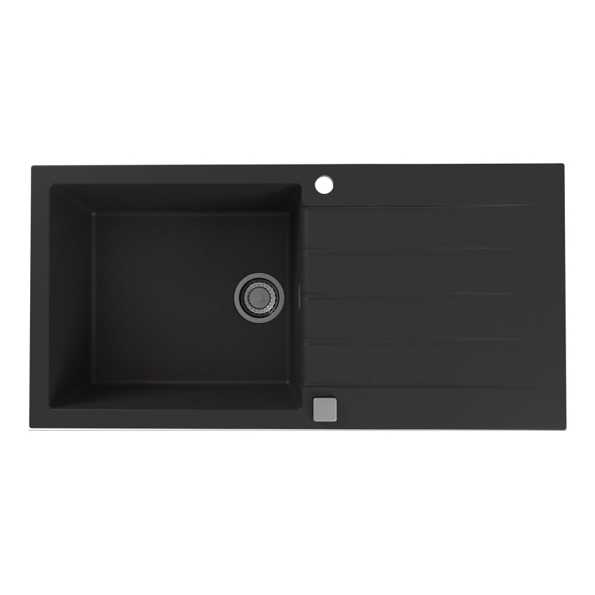 ALVEUS 1140598 - Virtuvės kriauklė CADIT 100x50 cm granito/juoda
