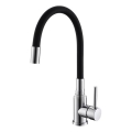 ALVEUS 1144427 - Kriauklės čiaupas su lanksčia rankena MINTAS 34 cm žalvaris/blizgus chromas/juoda