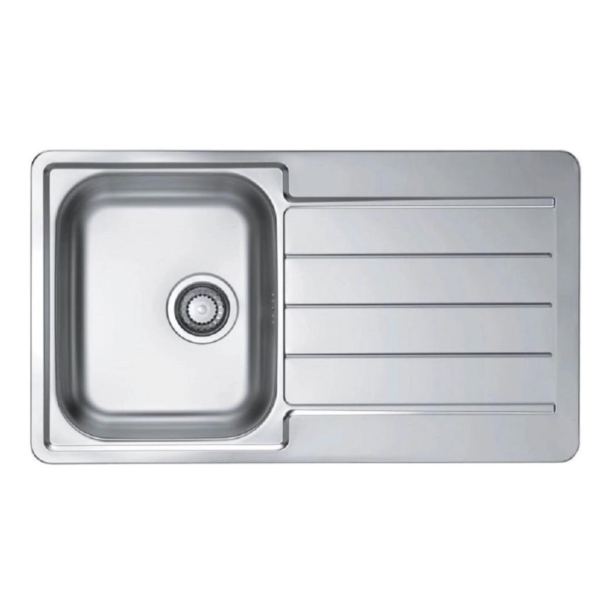 ALVEUS 1144640 - Virtuvės kriauklė LINE 86x50 cm matinė plienas/satin, be ekscentriko