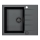 ALVEUS 1148158 - Virtuvės kriauklė CADIT 59x50 cm granito/juoda