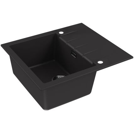 ALVEUS 1148158 - Virtuvės kriauklė CADIT 59x50 cm granito/juoda