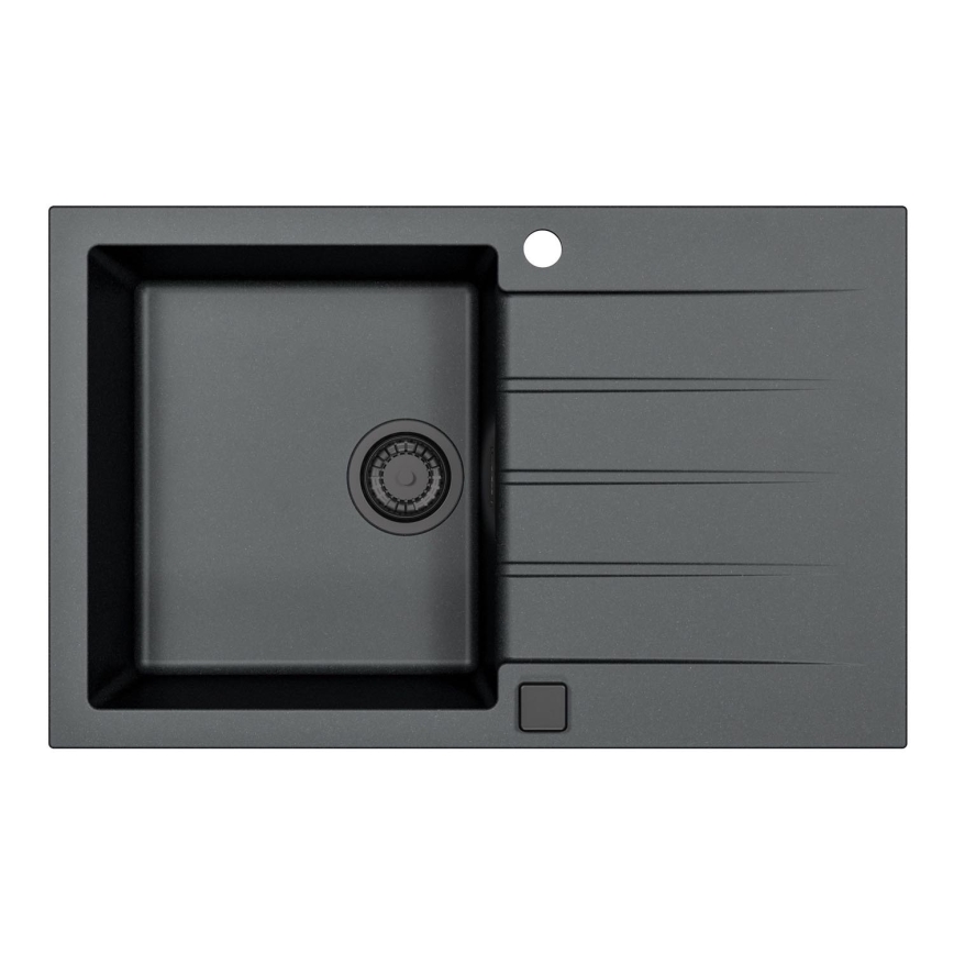 ALVEUS 1148159 - Virtuvės kriauklė CADIT 79x50 cm granito/juoda