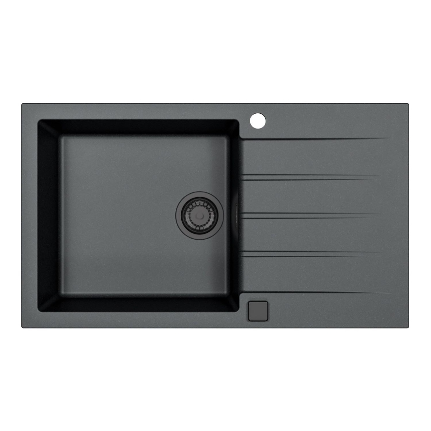 ALVEUS 1148160 - Virtuvės kriauklė CADIT 86x50 cm granito/juoda