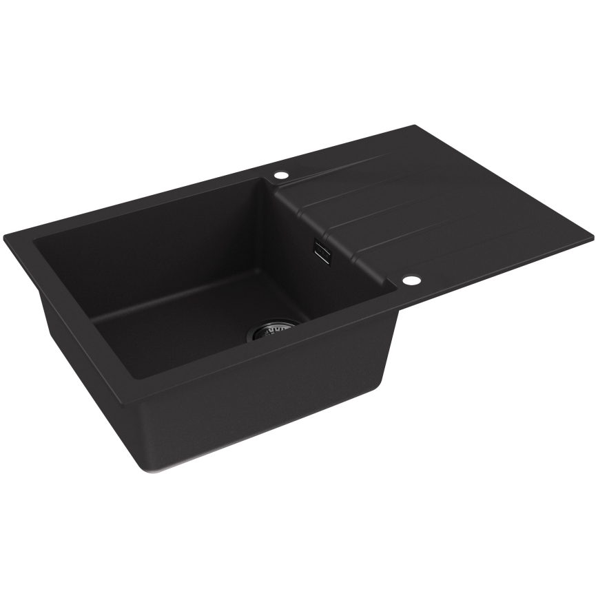 ALVEUS 1148160 - Virtuvės kriauklė CADIT 86x50 cm granito/juoda