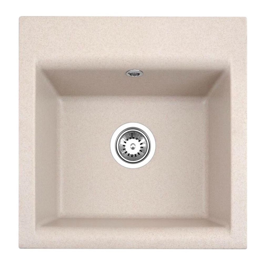 ALVEUS 1149111 - Virtuvės kriauklė GEM 50x50 cm granito/smėlio spalva