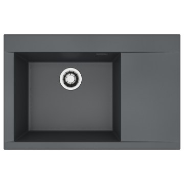 ALVEUS 1149303 - Virtuvės kriauklė PURE 79x51,5 cm granitas/antracitas