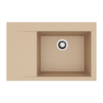 ALVEUS 1149501 - Virtuvės kriauklė PURE 79x51,5 cm granitinė/ruda