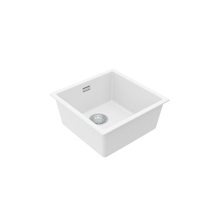 ALVEUS 1150044 - Virtuvinė kriauklė OMNI 45x45 cm granitas/balta