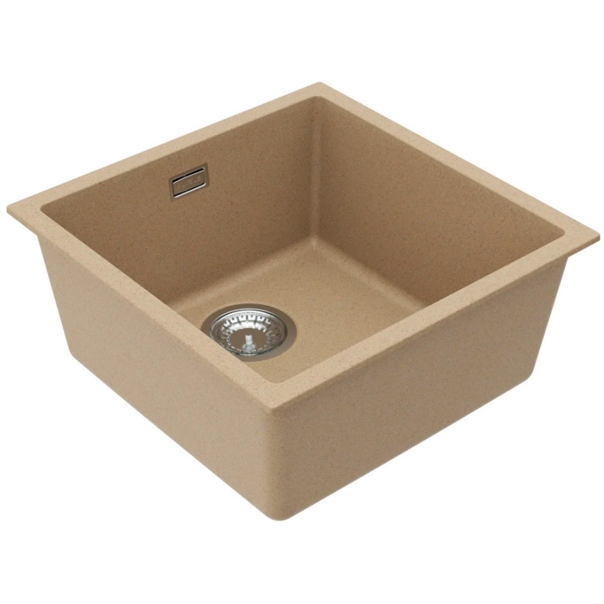 ALVEUS 1150047 - Virtuvės kriauklė OMNI 45x45 cm granito/smėlio spalva