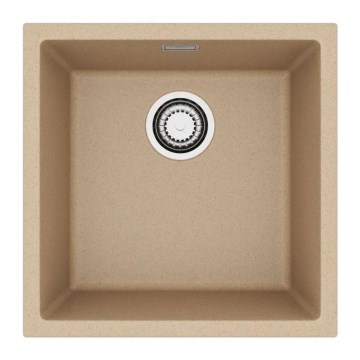 ALVEUS 1150047 - Virtuvinė kriauklė OMNI 45x45 cm granitas/šviesiai ruda