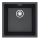 ALVEUS 1150048 - Virtuvės kriauklė OMNI 45x45 cm granito/juoda