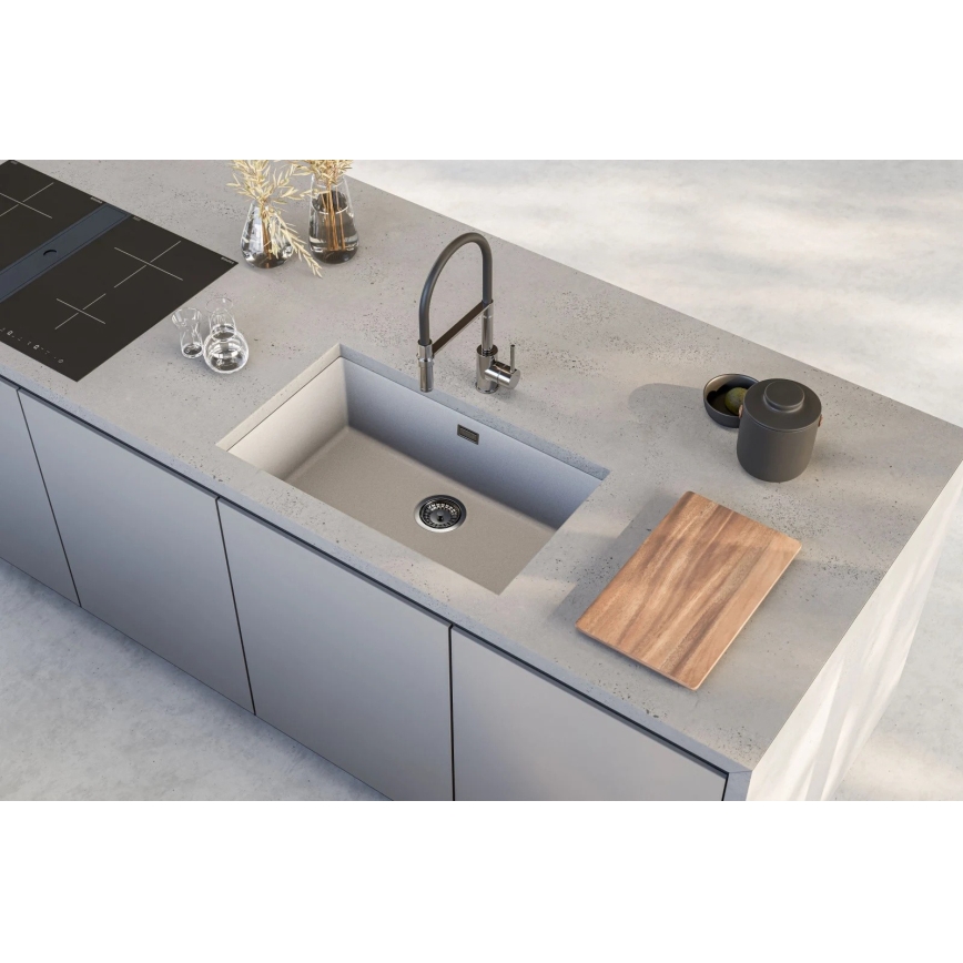 ALVEUS 1150058 - Virtuvės kriauklė OMNI 75x45 cm granito/balta