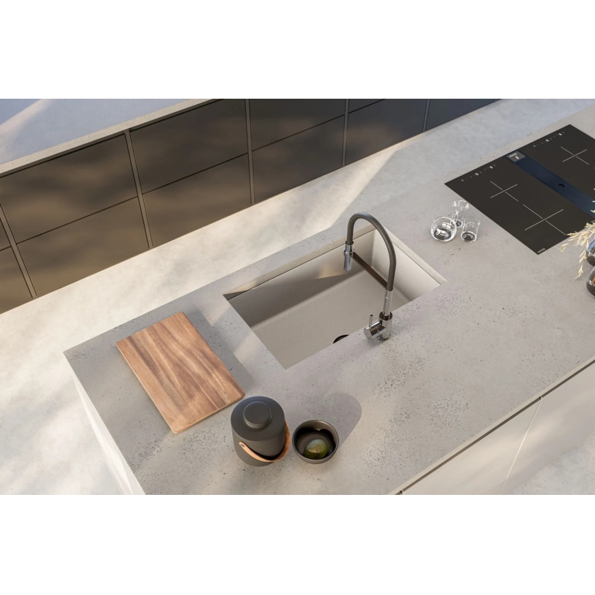 ALVEUS 1150058 - Virtuvės kriauklė OMNI 75x45 cm granito/balta