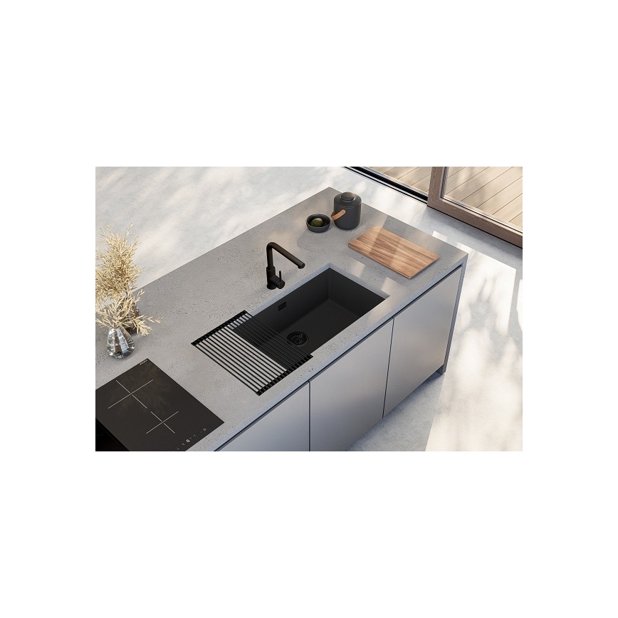 ALVEUS 1150064 - Virtuvės kriauklė OMNI 75x45 cm granito/juoda