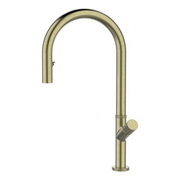ALVEUS 1150776 - Kriauklės čiaupas SWAN 44,9 cm nerūdijantis/auksas