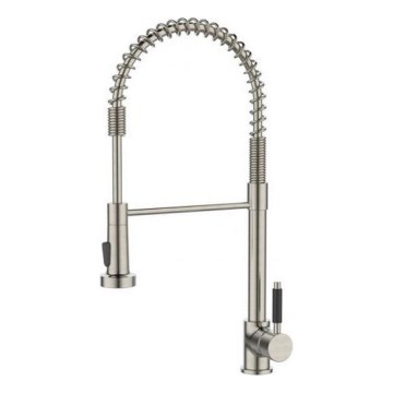 ALVEUS 1150886 - Kriauklės čiaupas su lanksčia rankena su purkštuvu URBAN 47,1 cm nerūdijantis