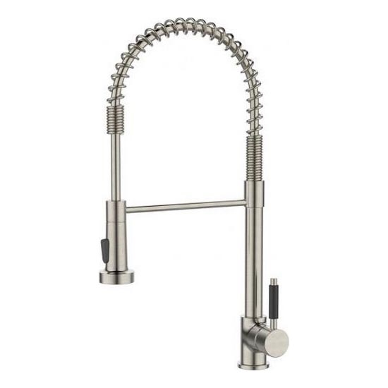 ALVEUS 1150886 - Kriauklės čiaupas su lanksčia rankena su purkštuvu URBAN 47,1 cm nerūdijantis