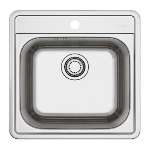 ALVEUS 1151258 - Virtuvės kriauklė MORE 50x49 cm matinė plienas/satinas