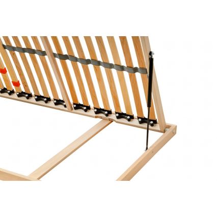 Ambiamo - Lankstus lamelių grotas su šoniniu pakėlimu ant spyruoklių ODENSE 90x200 cm dešinysis