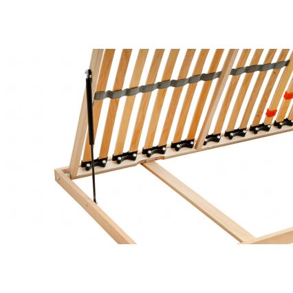 Ambiamo - Lankstus lamelių grotas su šoniniu pakėlimu ant spyruoklių ODENSE 90x200 cm kairinis
