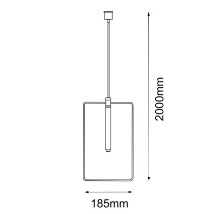 Amplex - Pakabinamas sietynas 1xG9/10W/230V
