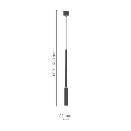 Amplex - Sietynas ant stulpo 1xG9/10W/230V