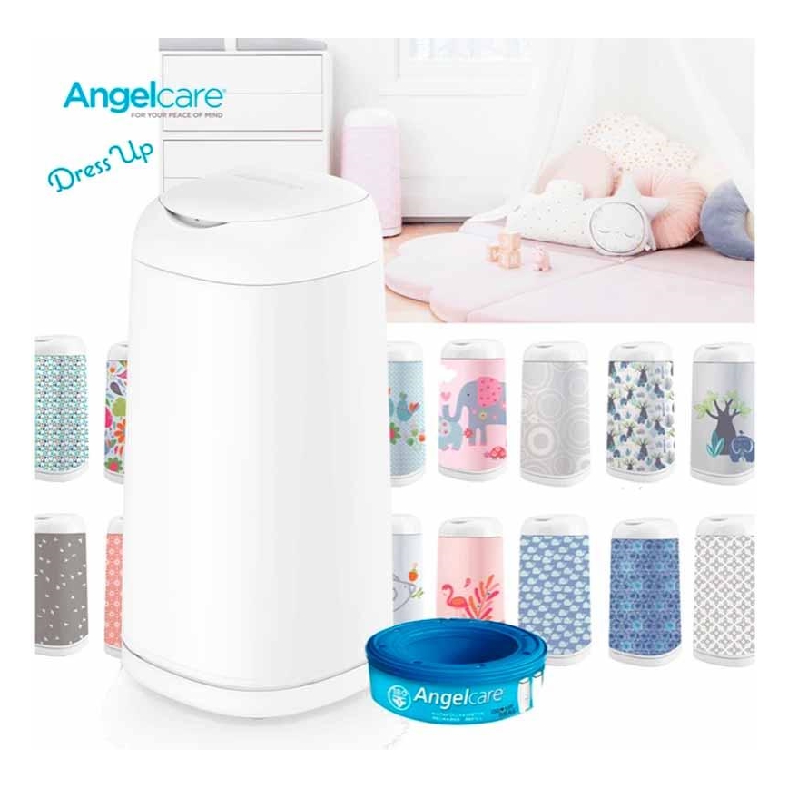 Angelcare - Sauskelnių dėžė DRESS UP + 1x papildymas cassette