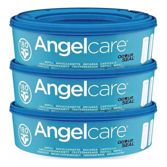 Angelcare - Sauskelnių dėžės užpildymo kasetės 3 vnt.
