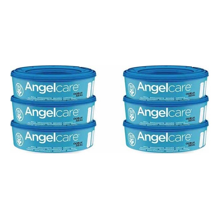 Angelcare - Sauskelnių dėžės užpildymo kasetės 6 vnt.
