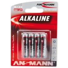Ansmann 09630 LR03 AAA RED - 4vnt šarminės baterijos  1.5V