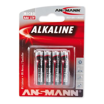 Ansmann 09630 LR03 AAA RED - 4vnt šarminės baterijos  1.5V