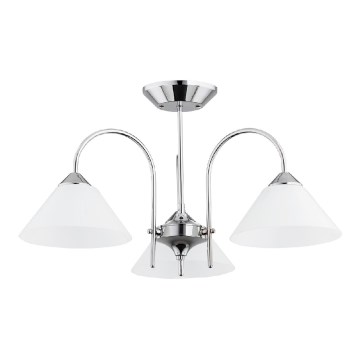 Ant lubų montuojama liustra TAPER 3xE27/15W/230V blizgus chromas