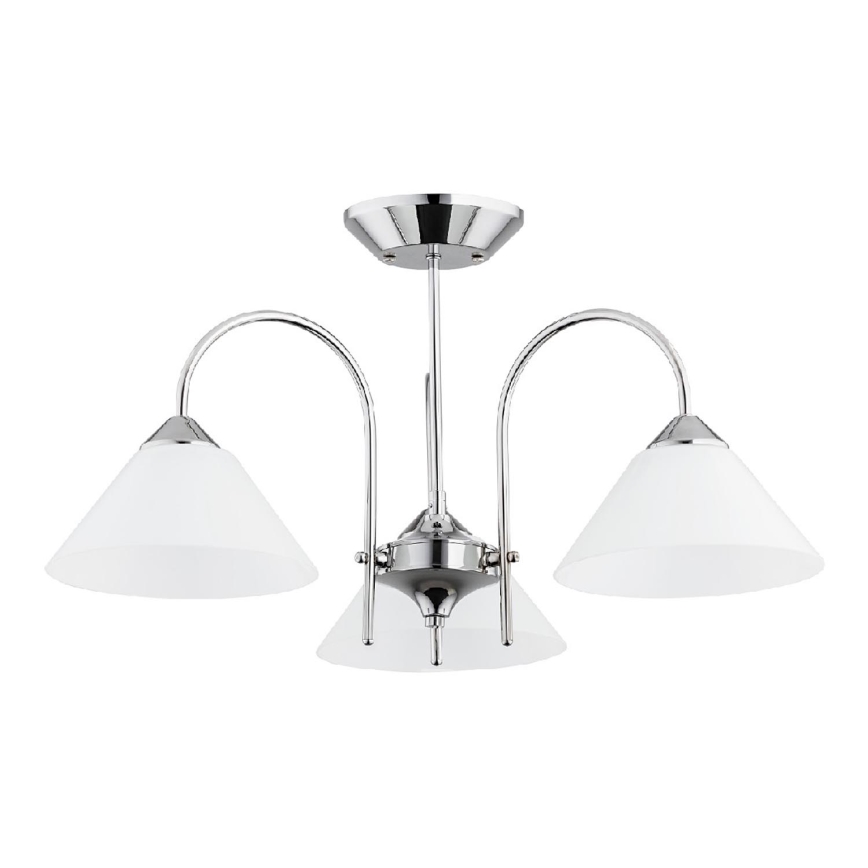 Ant lubų montuojama liustra TAPER 3xE27/15W/230V blizgus chromas