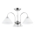 Ant lubų montuojama liustra TAPER 3xE27/15W/230V blizgus chromas