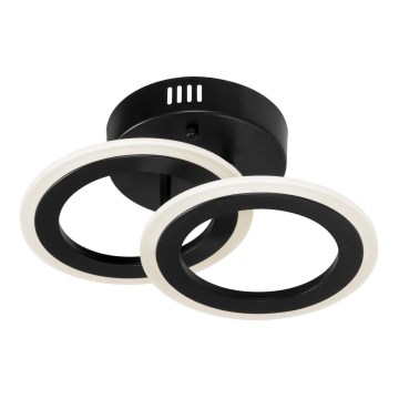 Ant pagrindo montuojamas sietynas 2xLED/18W/230V juodas