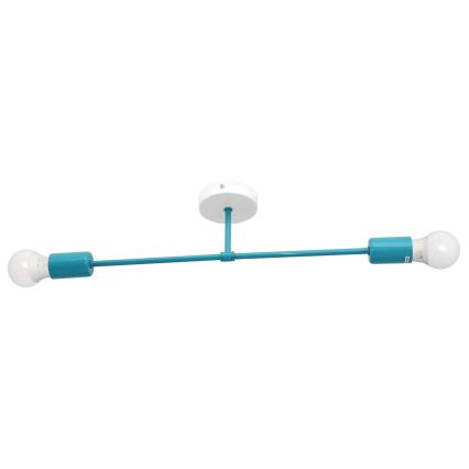 Ant pagrindo montuojamas sietynas CAMBRIDGE 2xE27/15W/230V mėlynas