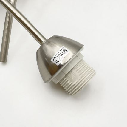 Ant pagrindo montuojamas sietynas DONNA 3xE27/60W/230V nikelio