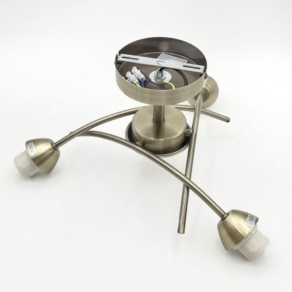 Ant pagrindo montuojamas sietynas DONNA 3xE27/60W/230V patina