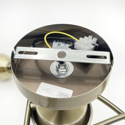 Ant pagrindo montuojamas sietynas DONNA 3xE27/60W/230V patina