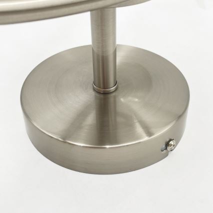 Ant pagrindo montuojamas sietynas DONNA 5xE27/60W/230V nikelio