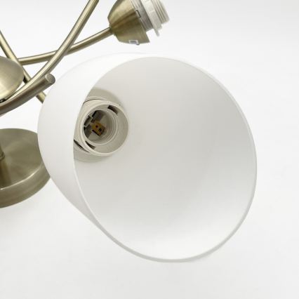 Ant pagrindo montuojamas sietynas DONNA 5xE27/60W/230V patina